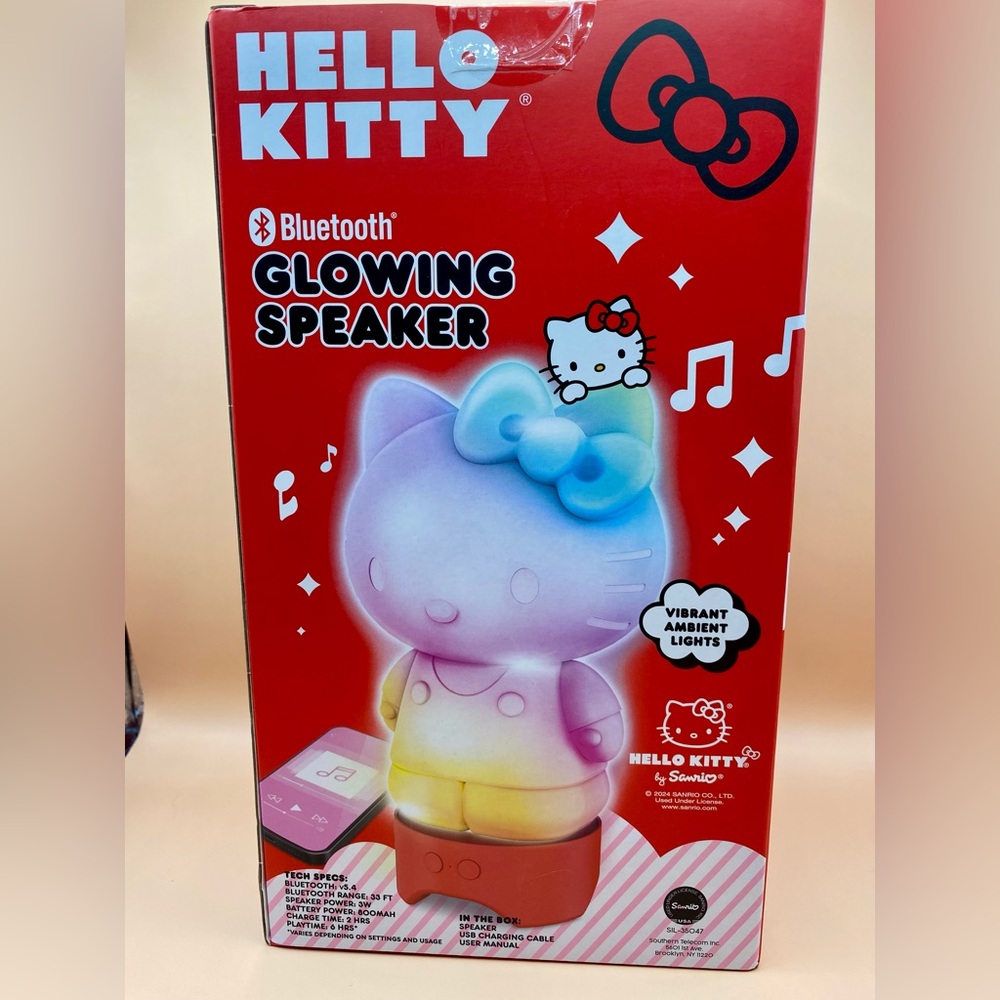 Sanrio Hello Kitty Glowing Speaker